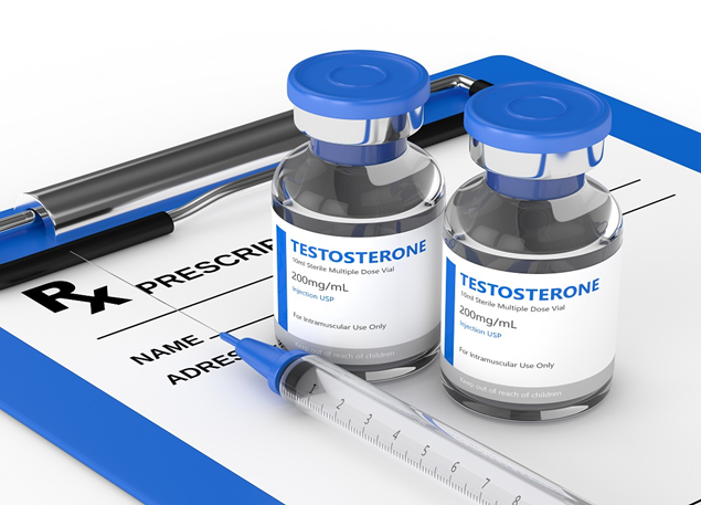 Testosterone Bottle For TRT